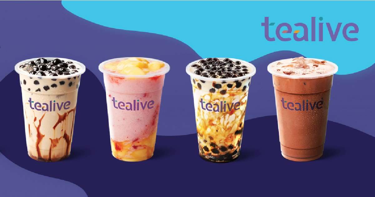 Menu tealive dan harga 2021