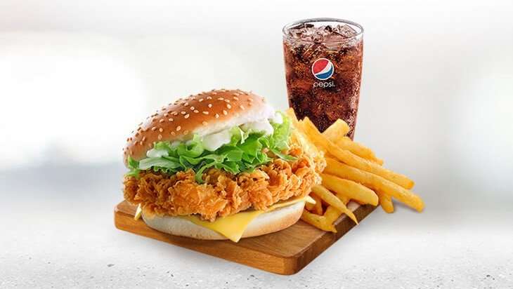 KFC Menu Burger & Wraps