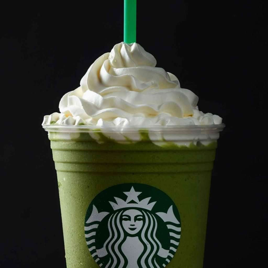 Green Tea Crème Frappuccino 