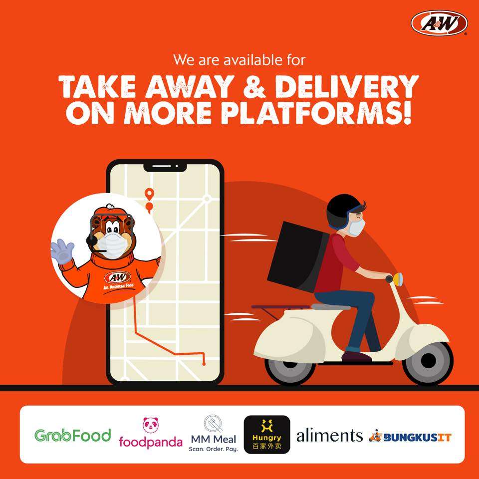 Order A&W Delivery in Malaysia