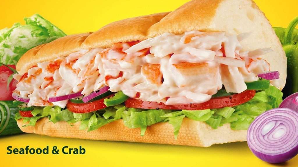 Seafood and Crab Sandwich
