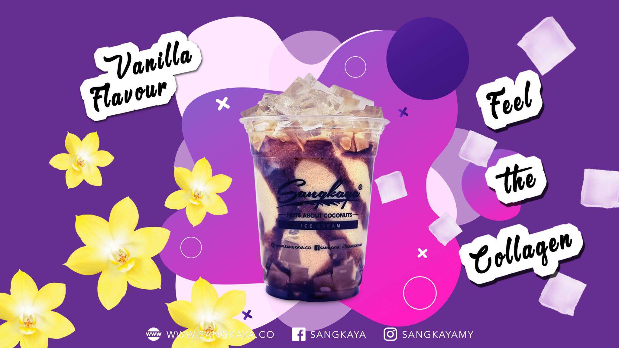 Vanilla collagen jelly topping
