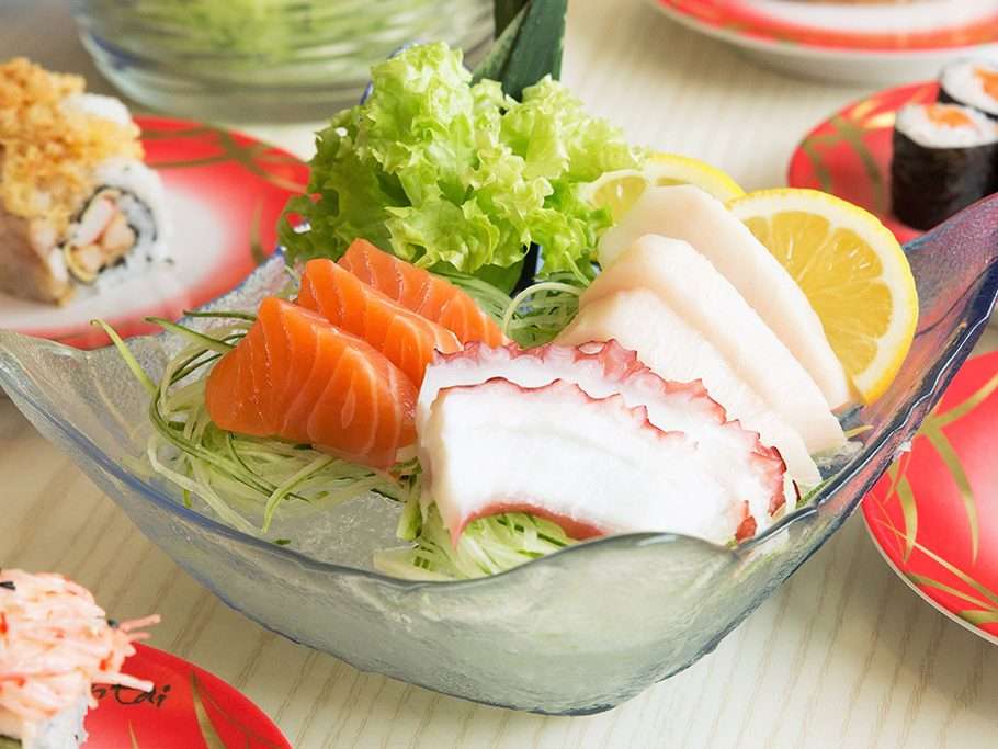 Sushi Mentai's sashimi